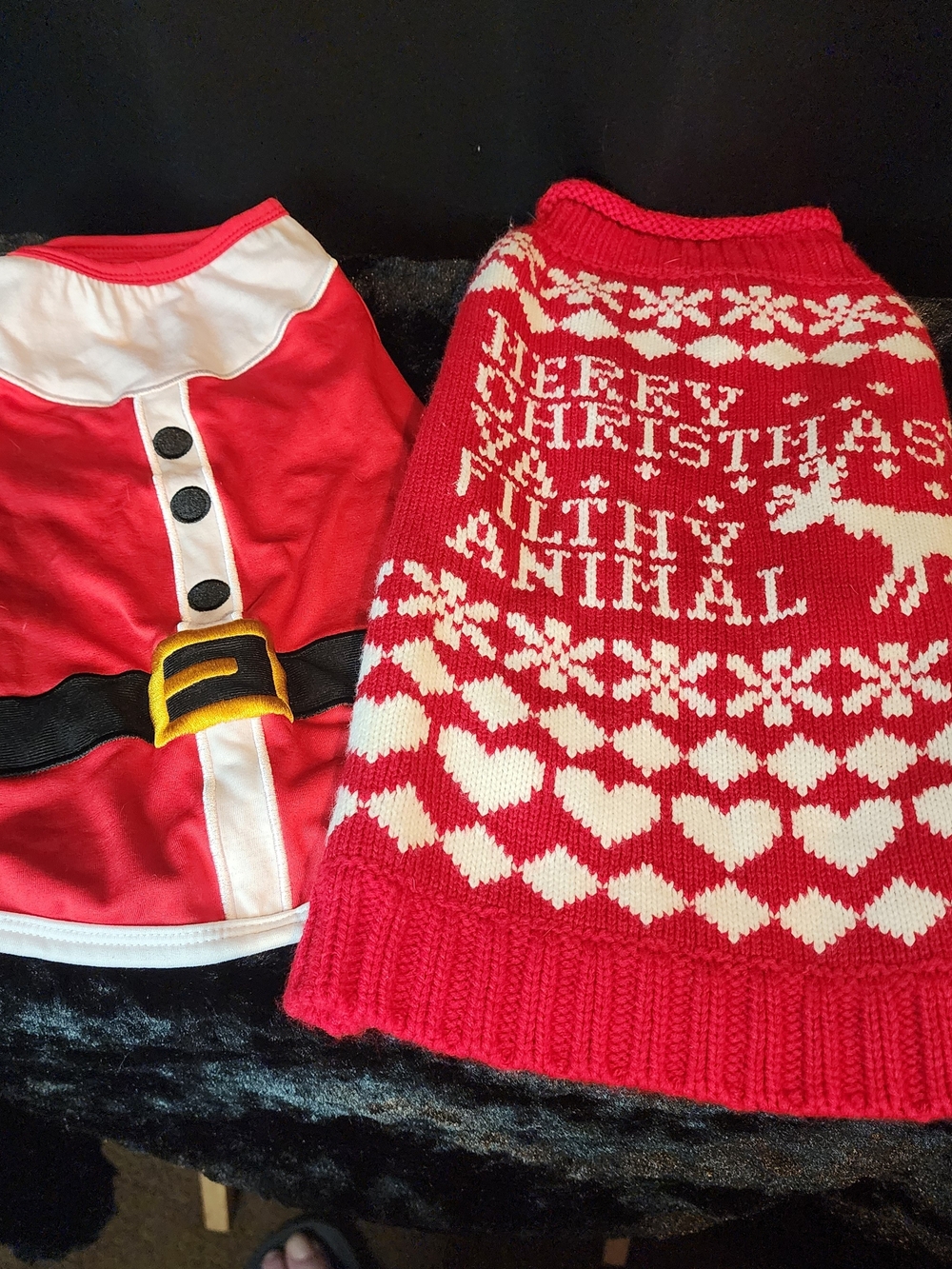 Christmas Dog Sweaters Size Large (2)